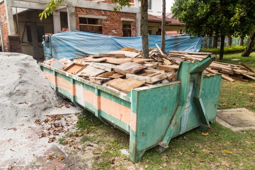 Team of professionals performing loft clearance